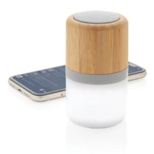Bamboo Bluetooth Speakers Portable Speaker With LED Light