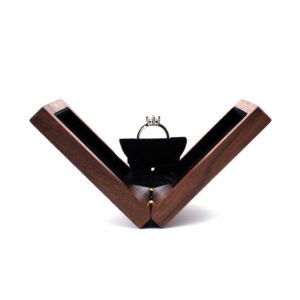 Rotating Wooden Jewellery Box - Proposal Wedding Box