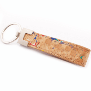 Eco Cork Keychain Natural Keychain Cork Keyring