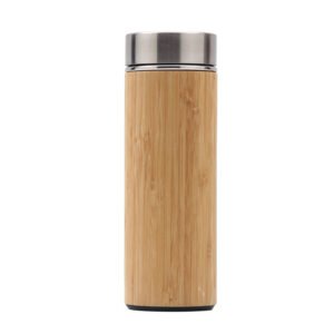 Eco Bamboo Double-Walled Vacuum Flask Bottle