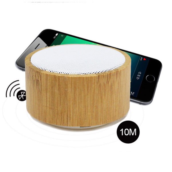 Bamboo Mini Wireless Speaker - Stereo, TF, AUX USB Support