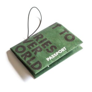 Dupont Paper Mask - Waterproof, Logo Print, Passport/Ticket/Card Bag