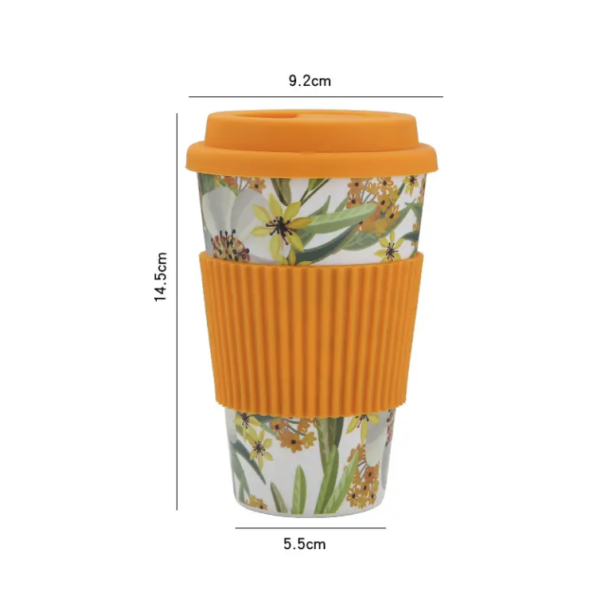 Eco Bamboo Fibre Coffee Cup with Printed logo