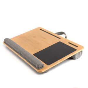 Portable Laptop Desk with Pocket & Wrist Rest