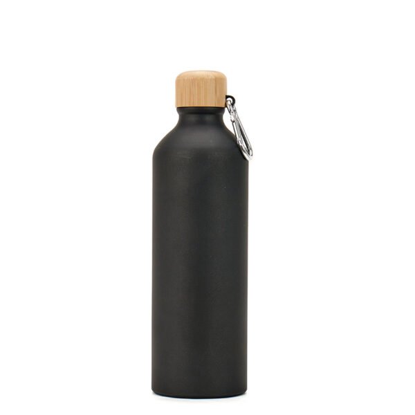 Eco-Friendly Bamboo-Lid Aluminum Water Bottle
