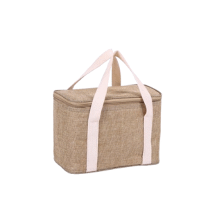 Eco-Friendly Jute Lunch Bag - Insulated & Reusable