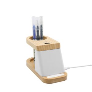 Eco-Friendly 3-in-1 Fast Charger & Organizer