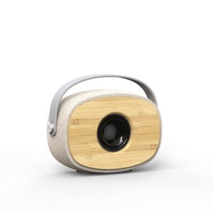 Mini Outdoor Bluetooth Speaker | Bamboo & Portable Bass