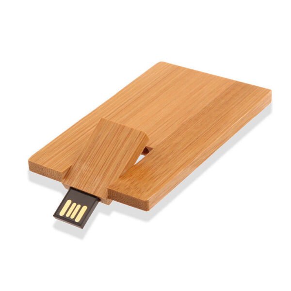 Eco Wood Card USB 8GB – Laser Logo Gift
