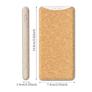 22.5W PD Fast Charging Power Bank | Eco-Friendly Straw