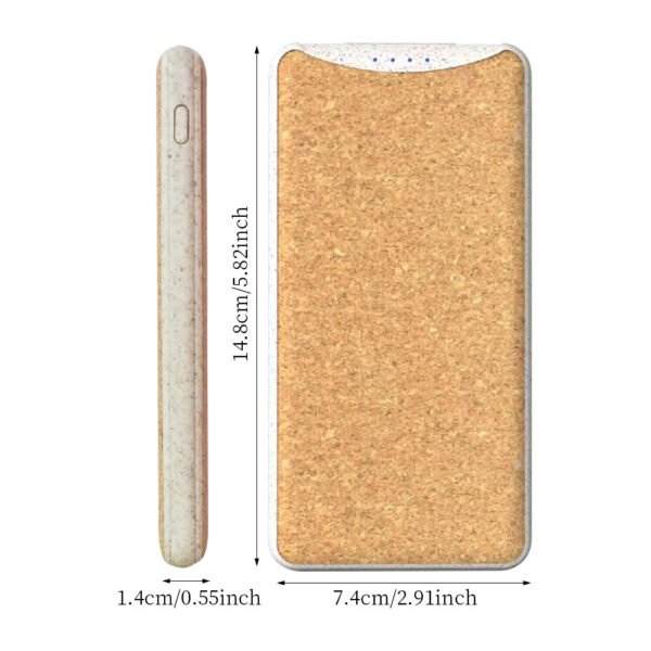 22.5W PD Fast Charging Power Bank | Eco-Friendly Straw