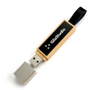 LED Wooden USB Drive - Eco-Friendly & Stylish