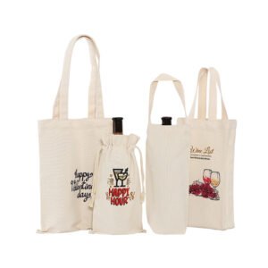 Eco RPET Wine Bottle Bag – Sublimation Ready