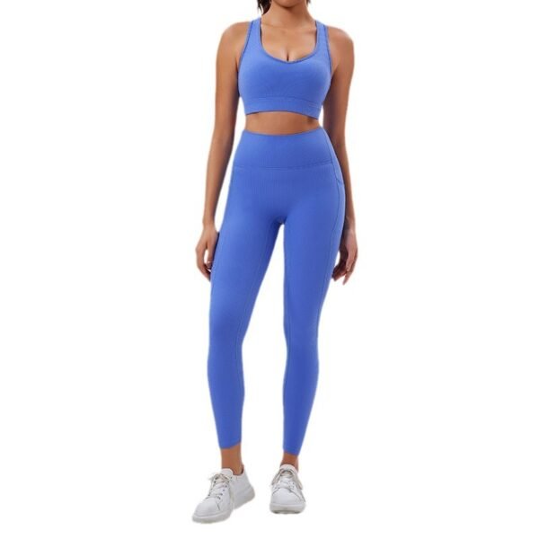 Sustainable Soft Recycled Yoga Bra Set for Women