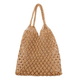 Eco-Friendly Cotton Rope Shoulder Bag - Versatile & Stylish