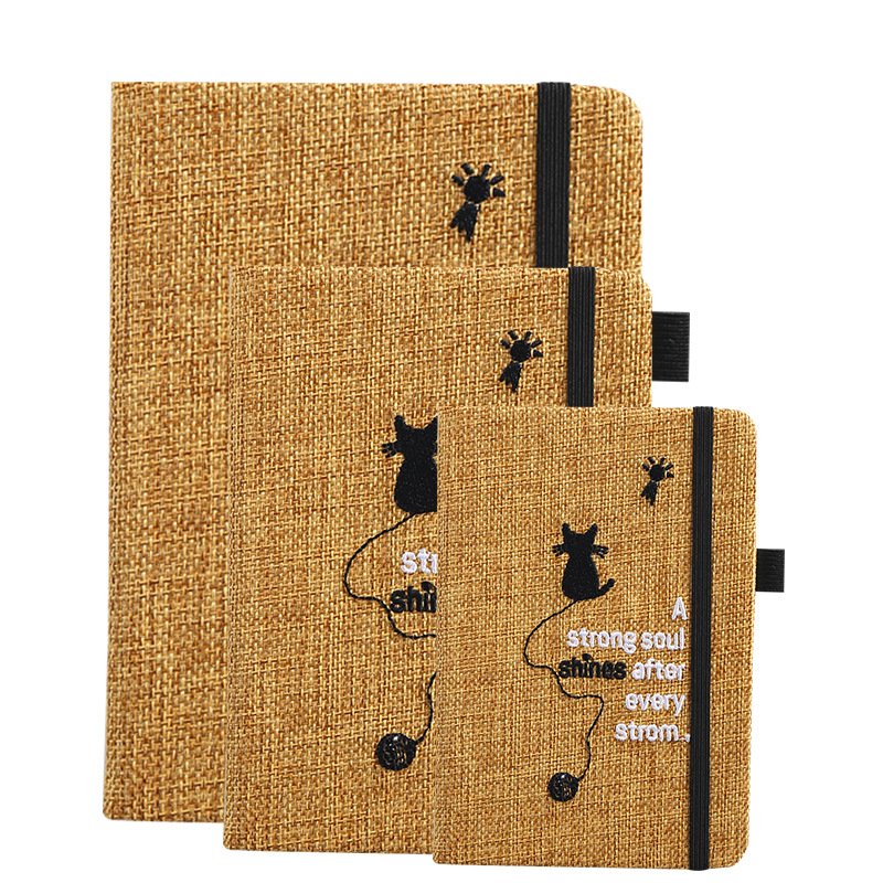 Handmade Jute Notebook - Eco Chic with Embroidery