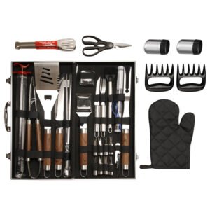 Eco 38pc Stainless Steel BBQ Tool Set