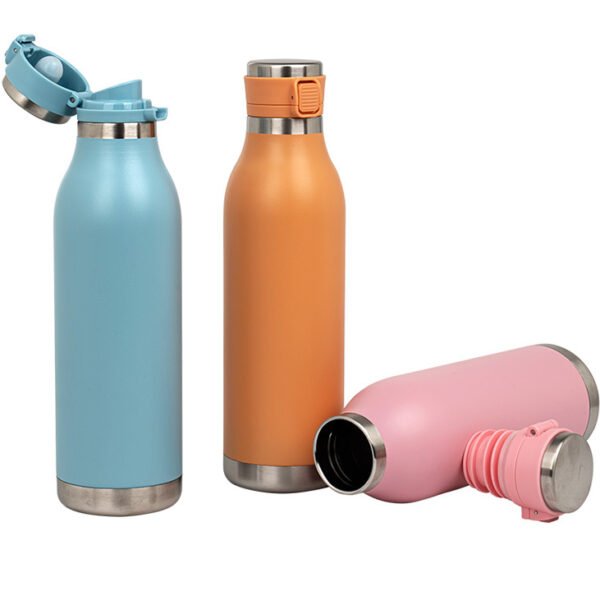 750ml Wide Mouth Vacuum Sports Bottle 304 Stainless Steel