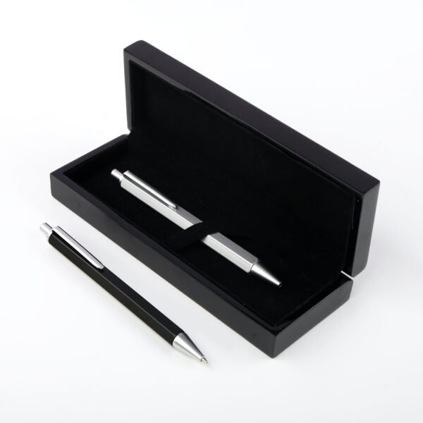 Hexagonal Refillable Metal Ballpoint Pen