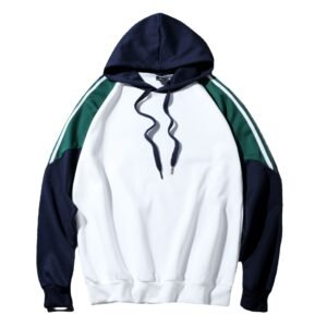 Eco-Friendly Color Block Hoodie